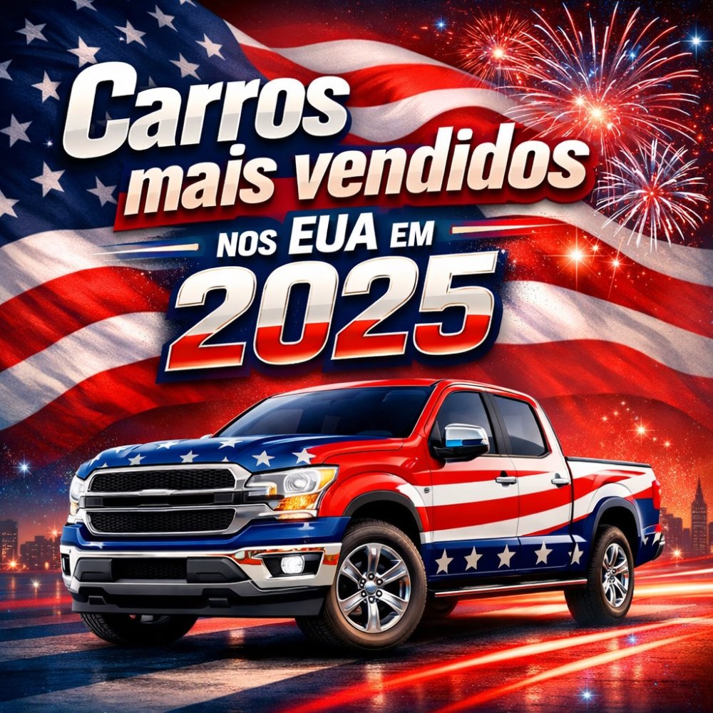 Confira a lista dos carros mais vendidos nos EUA em 2025