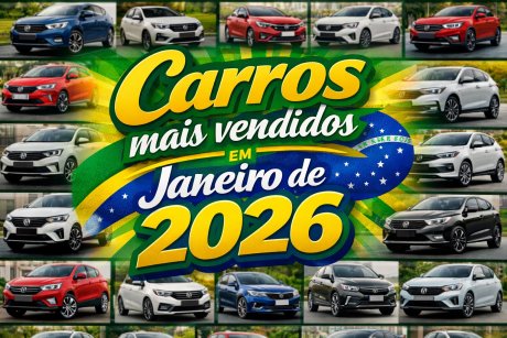 Veja o ranking dos carros zero km mais vendidos em janeiro de 2026